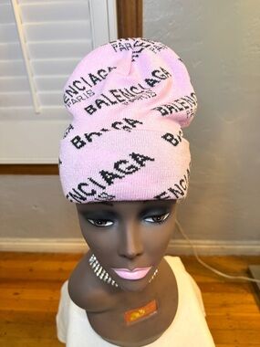 Pink Logo Beanie
